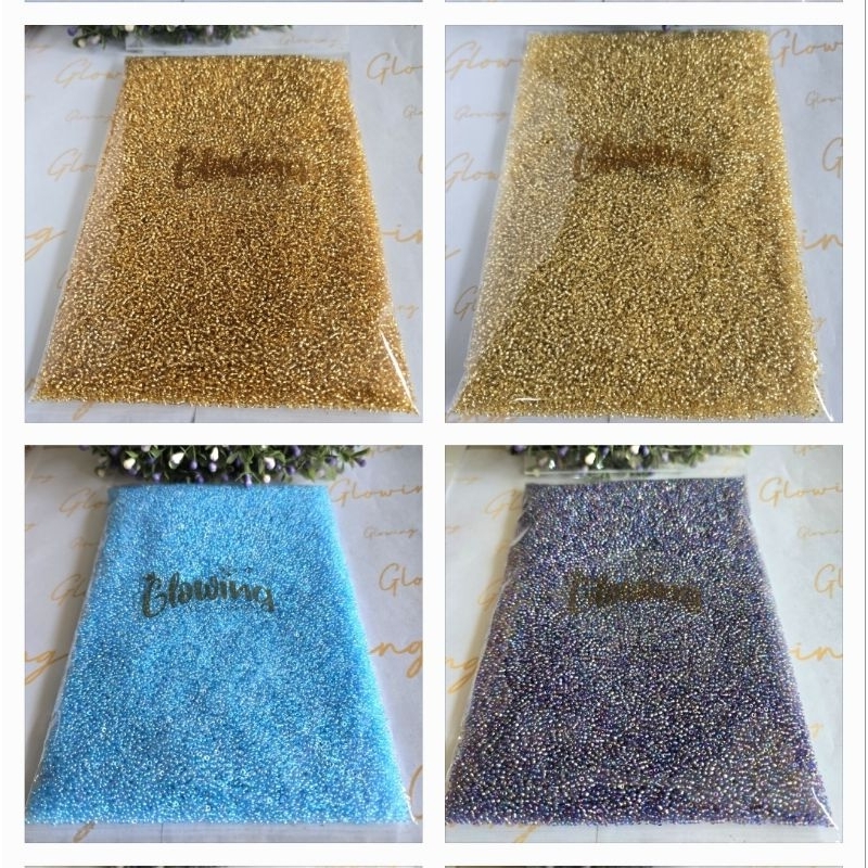 (per PON) merk GLOWING mote jepang mote pasir 12/O