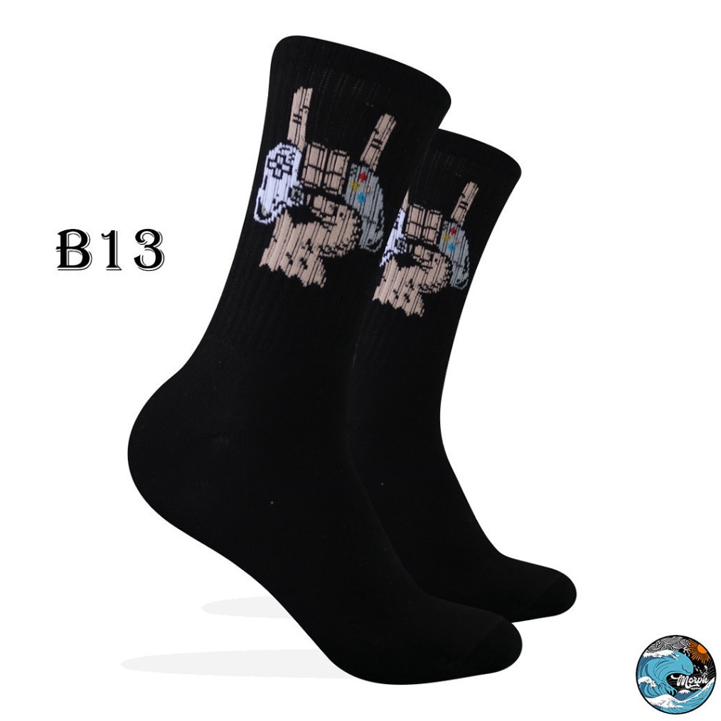 Kaos Kaki Oldschool  Kaos Kaki Musik Motif Band Game Metal Hand  4LAYER BENANG  MohApparel  B13