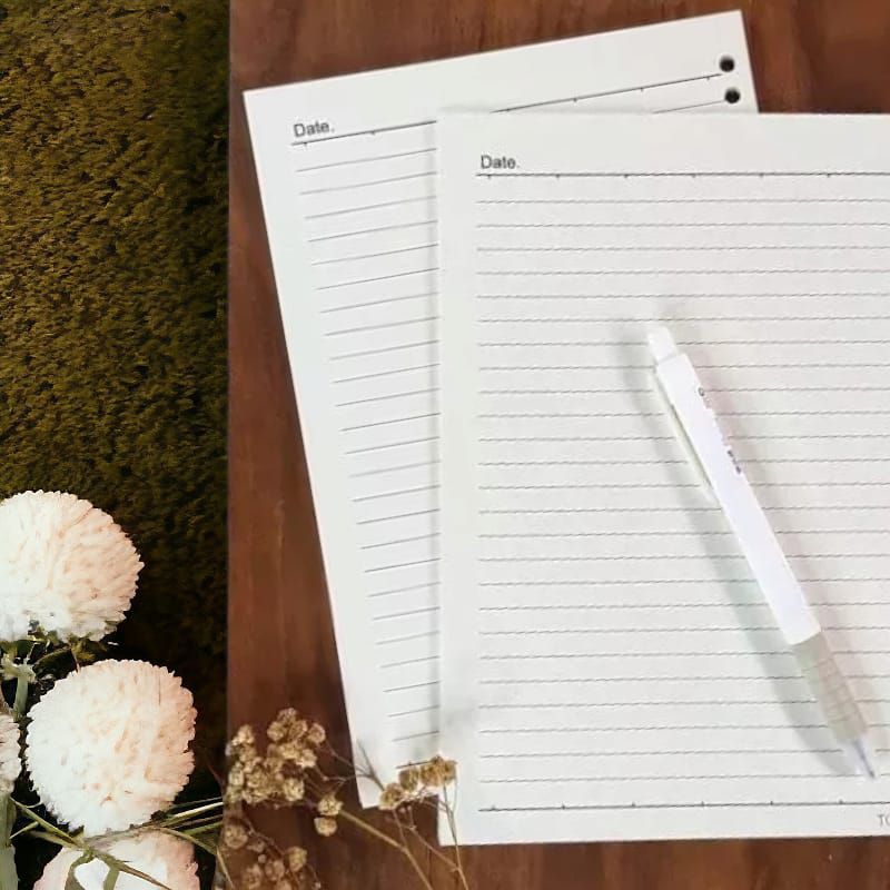 

KERTAS BINDER A5 6 LUBANG/LOOSE LEAF/REFILL BINDER A5 6 LUBANG