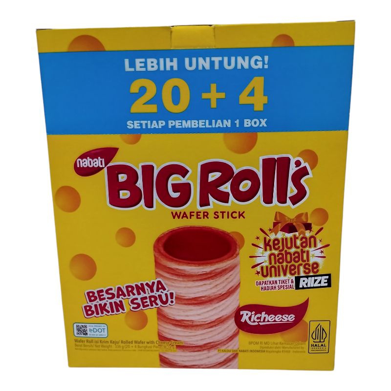 

Big Rolls wafer stik isi 24pcs