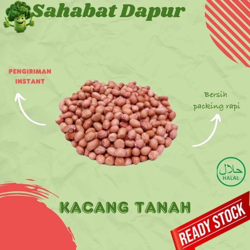 

Kacang tanah - Sayuran segar palembang - Sahabat dapur Delivery