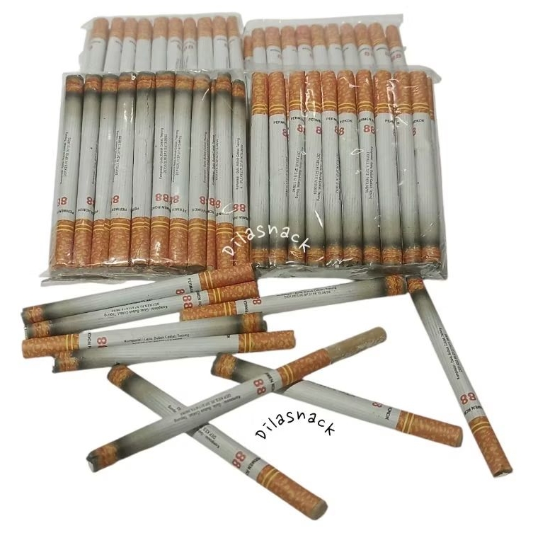 Permen stick rasa coklat permen bentuk rokok isi 20 pcs permen jadul