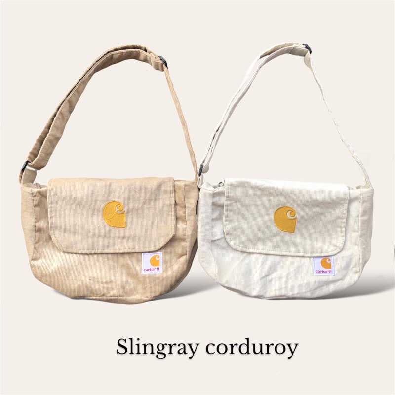 TAS SLINGBAG CORDUROY CRHTT SLINGBAG/SLINGRAY