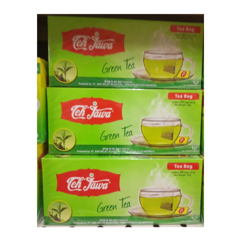 

TEH JAWA TEH CELUP GREEN TEA/JASMINE ISI 25 KANTONG