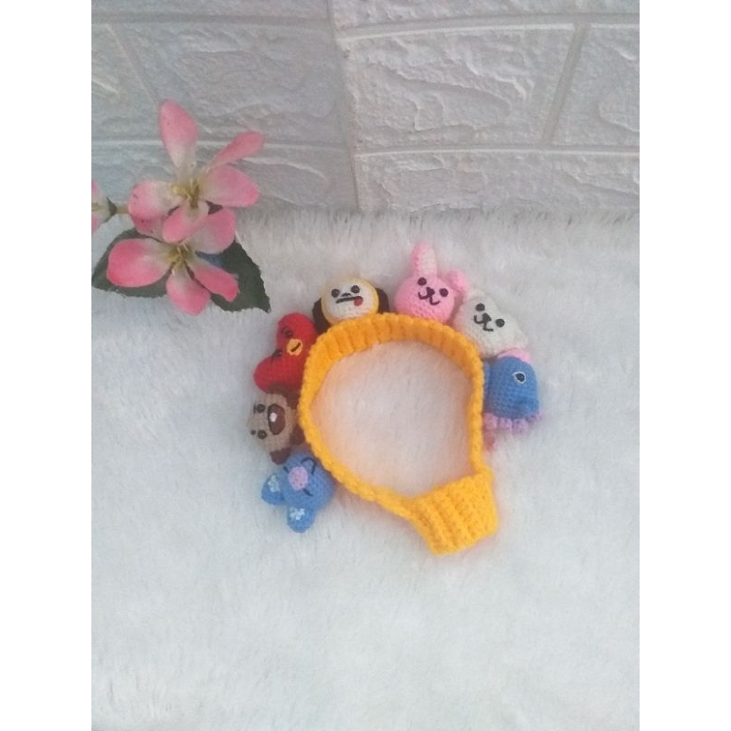 cover/bando lightstick bts crochet