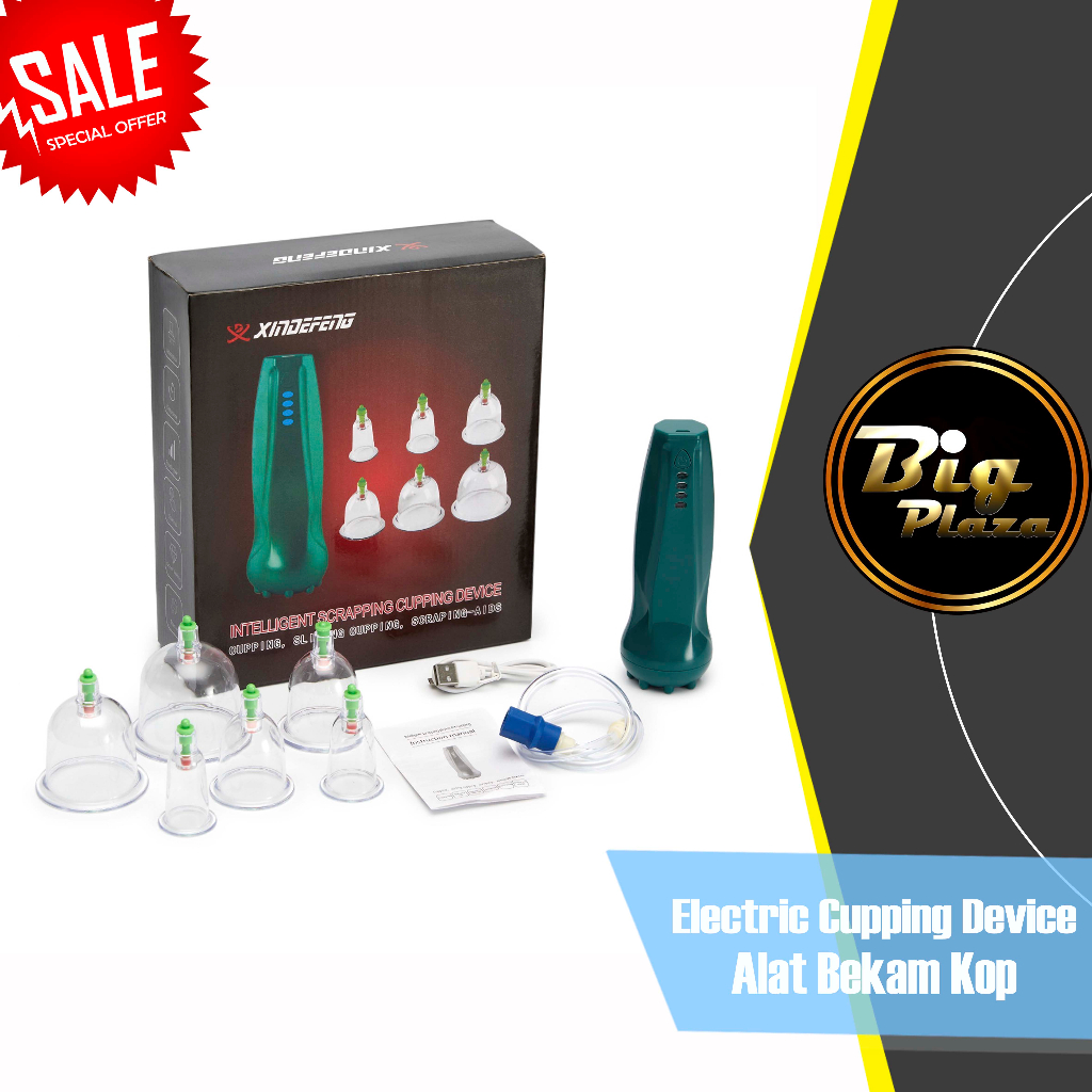 Alat Bekam Kop Angin Elektrik Cas - Electric Cupping Device 0964
