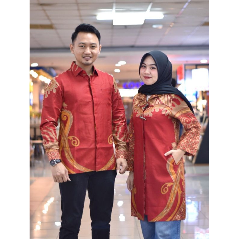 Baju batik atas wanita batik bahan doby wanita dan pria