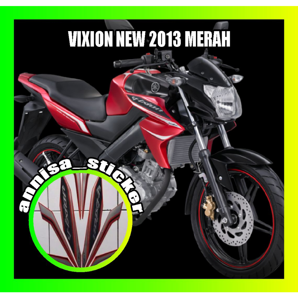 striping lis vixion new 2013 merah