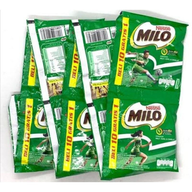 

Susu Milo 22gram Renteng Renceng isi 10pcs+1pcs