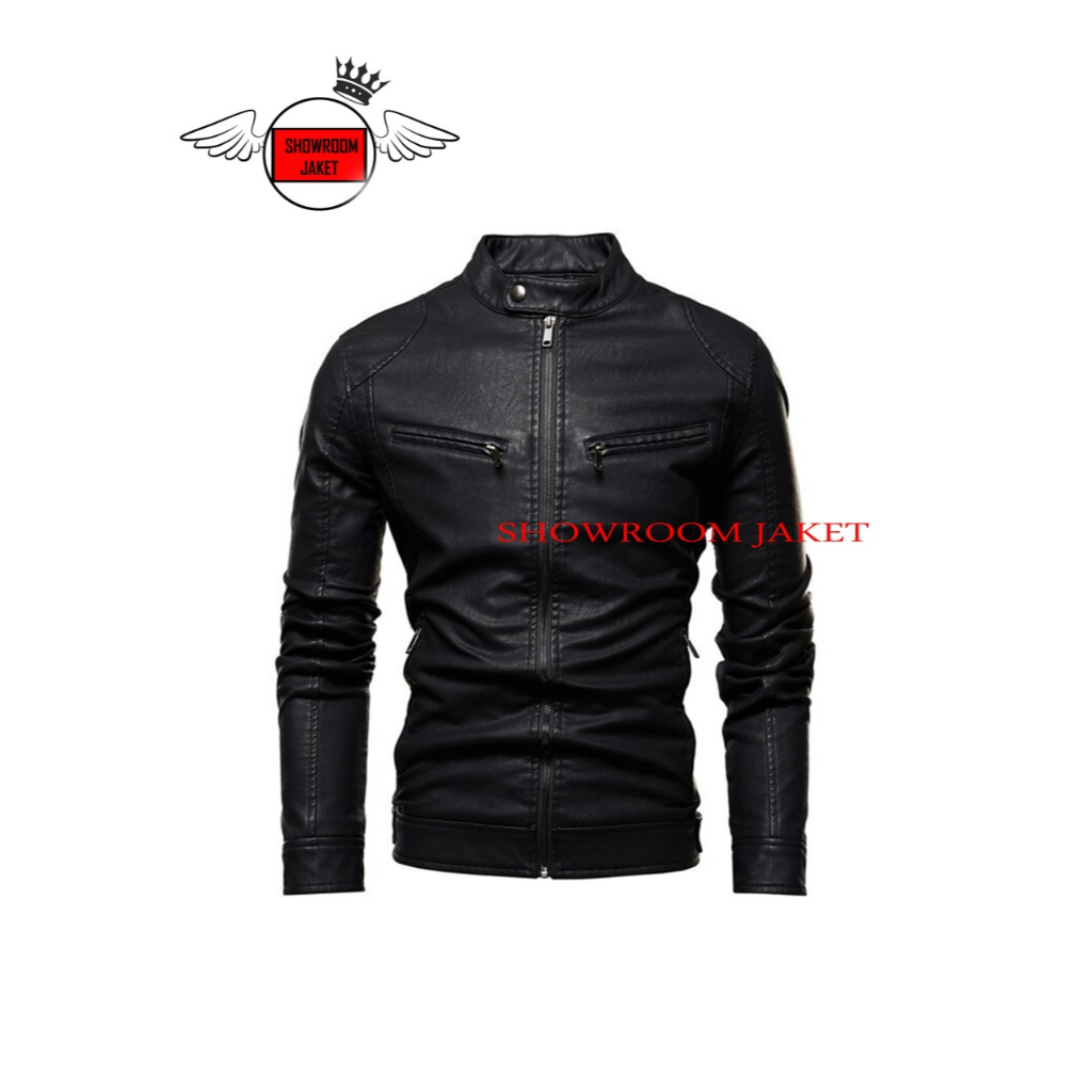 JAKET PRIA/ JAKET KULIT/ JAKET COWOK/ JAKET MOTORAN/ JAKET KULIT GARUT
