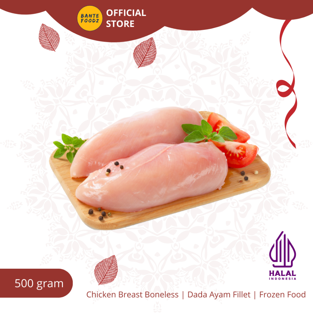 

Dada Ayam Fillet Tanpa Tulang 500 gram /Chicken Breast Boneless Premium Frozen Food Terlaris !!!
