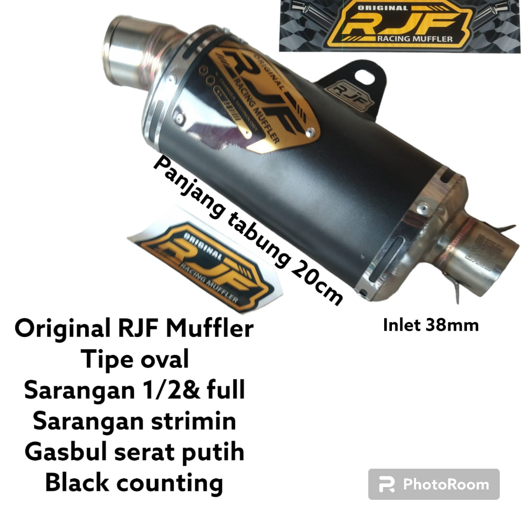 SLINCER RJF ORIGINAL TIPE OVAL BLACK COATING INLET 38MM NOT DSM KRS RKS RMS