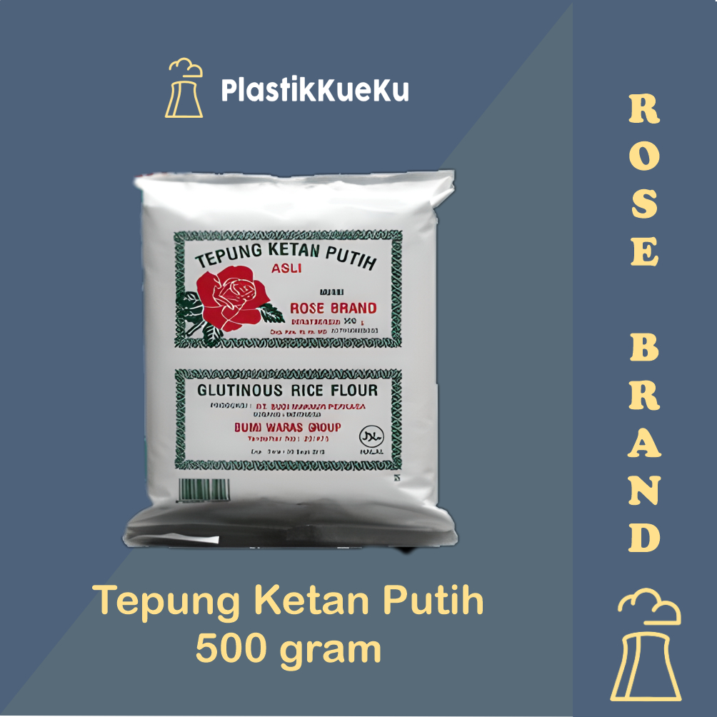 

Tepung Ketan Putih Rose Brand 500 Gram