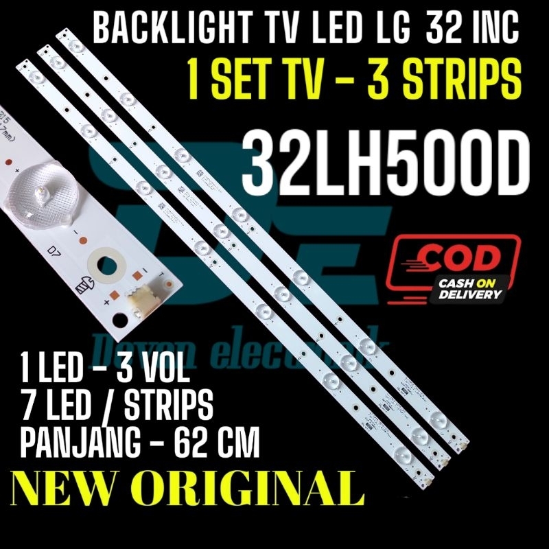 BACKLIGHT TV LG 32LH500D 32LJ500D lampu led backlight  tv LG 32LH500D 32LJ500D