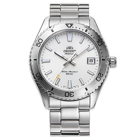 Orient Mako RA-AC0Q03S30B Jam Tangan Pria 40mm 20ATM Silver Dial Sapphire Crystal Stainless Steel St