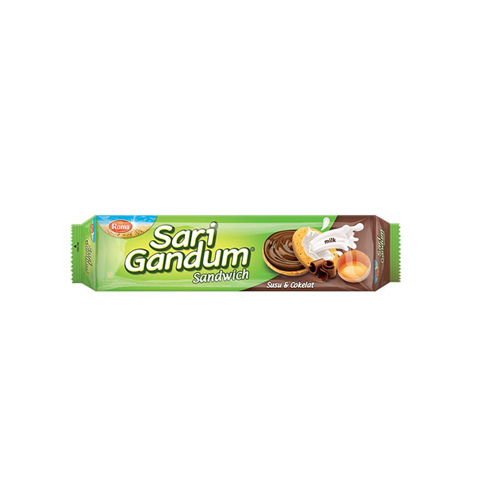 

Roma Sari Gandum Coklat 108 gr