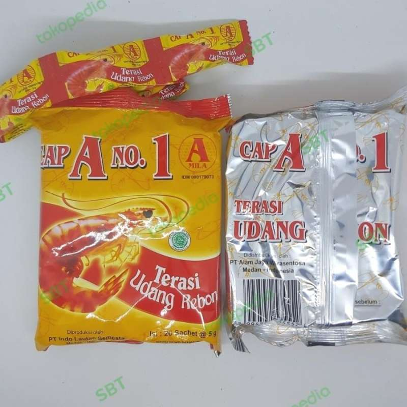 

terasi udang rebon cap A no 1 20 sachet @5g
