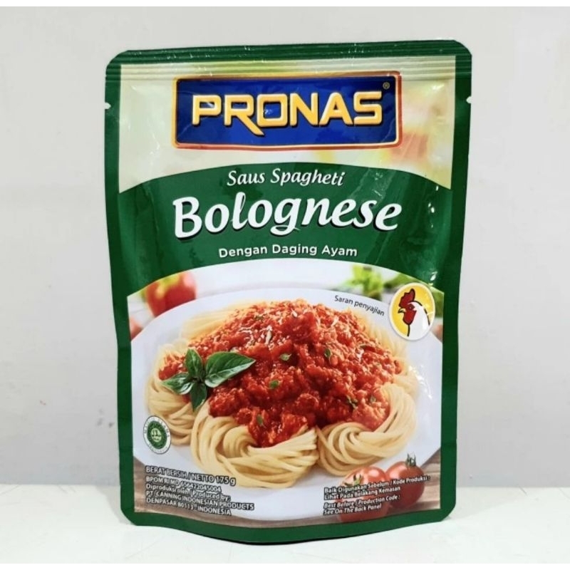 

Pronas Bolognese Ayam Sauce 175gr Saus Bolognes Ayam