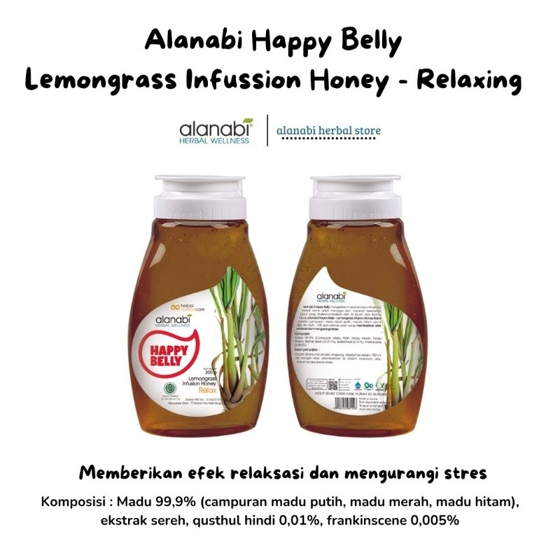 

Madu Sereh Alanabi Happy Belly Infusion Honey Relaxing