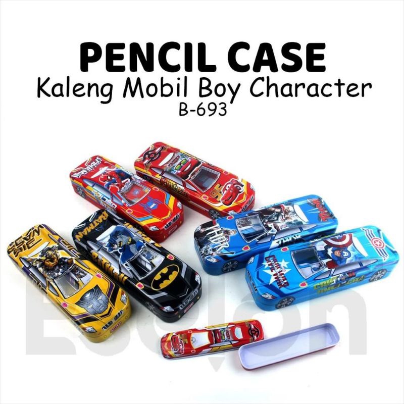 

ZUNEASHOP - KOTAK PENCIL KALENG 2 in 1MODEL MOBIL