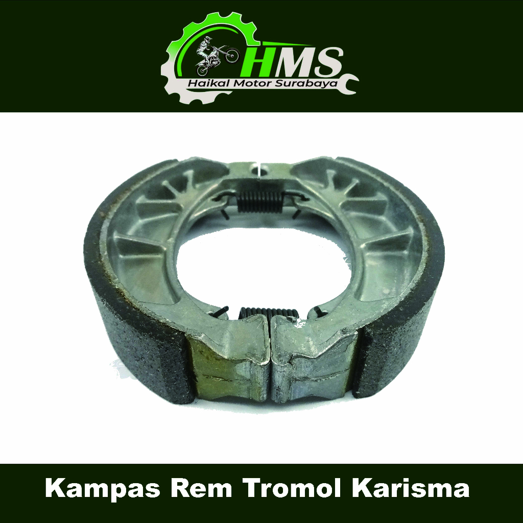 Kampas Rem Tromol Karisma - Kanvas Rem Tromol Belakang Honda Kirana Supra Fit New Fit X Supra X 125