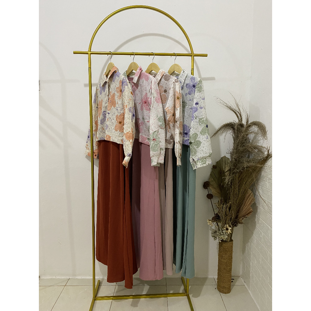 Gamis Naura + Outer Crinkle AirFlow