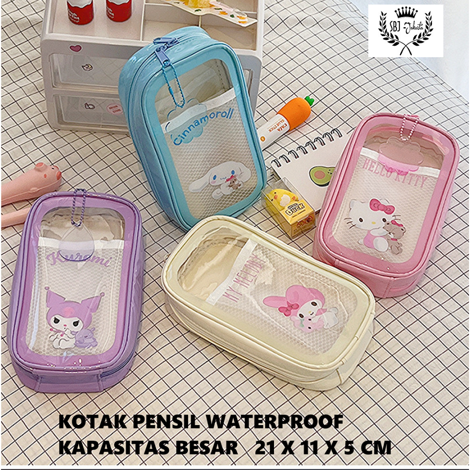 

Tempat Pensil Kotak Pensil Sanrio kuromi melody cinnamoroll original lisensi sanrio - kapasitas