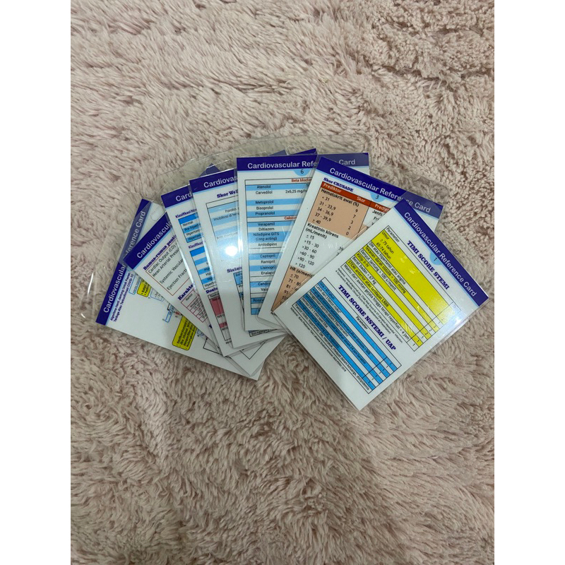 

Cardiovascular Reference Card - Kartu Pintar MMN Jantung Kardiologi