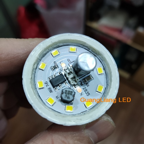 Mesin Lampu 8 watt Putih Terang PCB Aluminium AC 165-250V PM