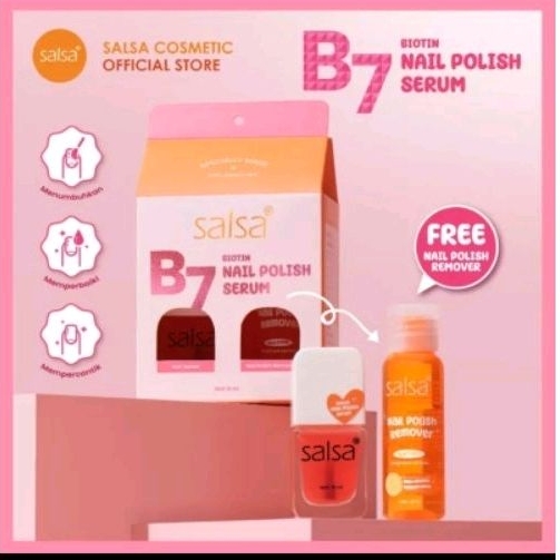 SALSA Biotin Nail Polish Serum with Powerful Vitamin B7