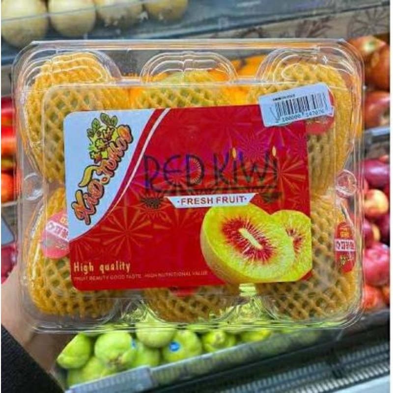 

KIWI MERAH / RED KIWI ISI 6 PCS KURLEB 700 GRAM