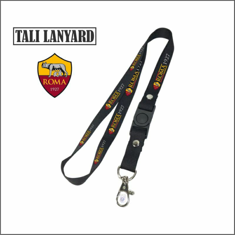 

Lanyard ROMA 1927 / Tali Lanyard Gantungan Kunci Name Tag Id Card / Pods / Brand Lokal / Tali Lanyard Art / Lanyard Polos / Lanyard Biru