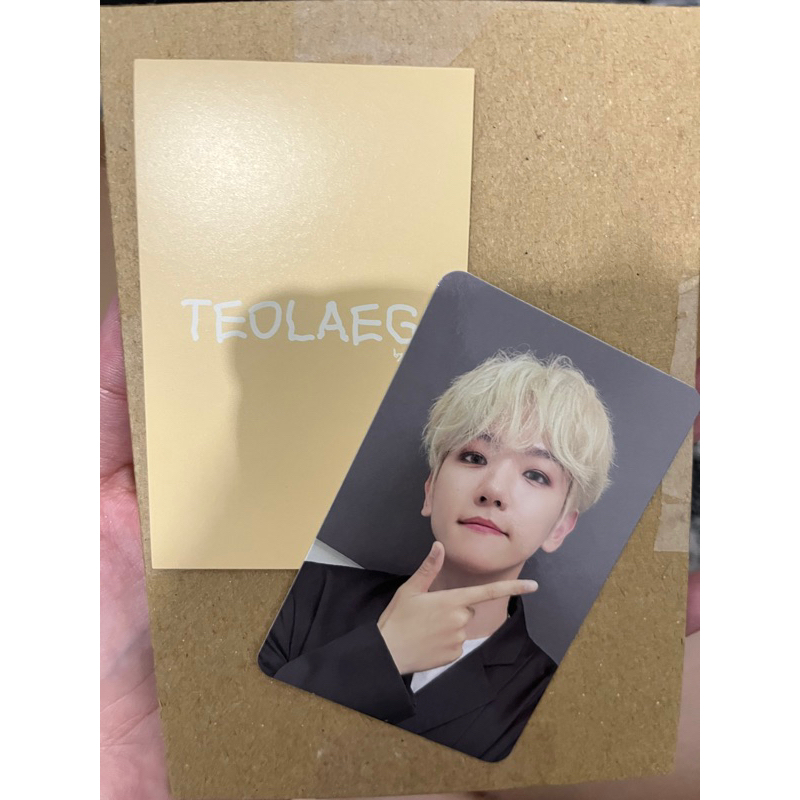exo baekhyun teolaegi pc poca photocard