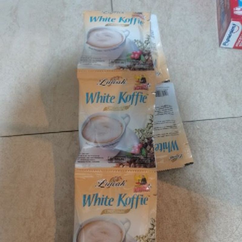 

white koffie 10pcs @ 20gr