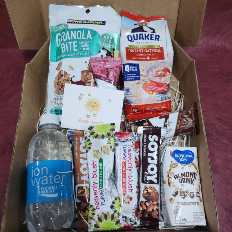 

Healthy snack box sehat rendah kalori
