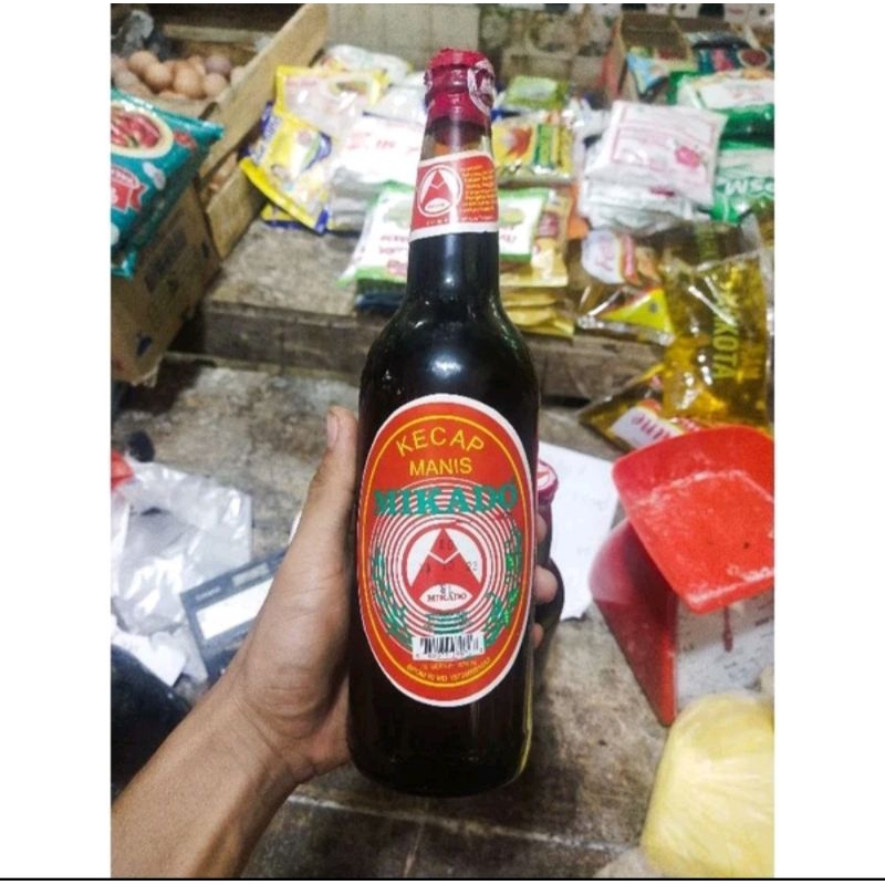 Kecap mikado / kecap bulan asin & manis 620ml produksi Palembang