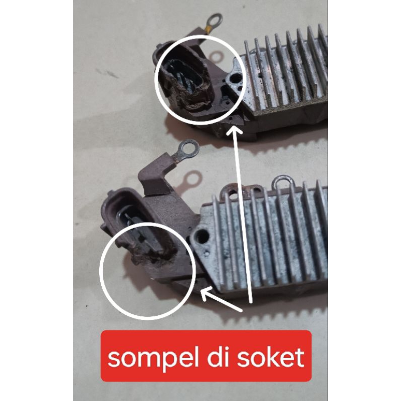 ic dinamo ampere alternator honda kijang 90a bekas ori, cacat sompel