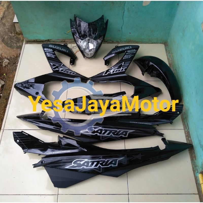 Paket murah cover dek body fulset fullset alus halus SUZUKI SATRIA F FU FL FACELIFT NEW 2014 BINTANG