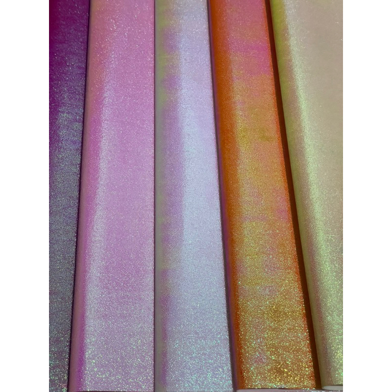 Kertas Kado Rainbow Glossy Polos/ Kertas Rainbow Mengkilap