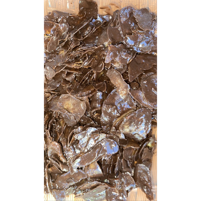 

Keripik pisang coklat lumer