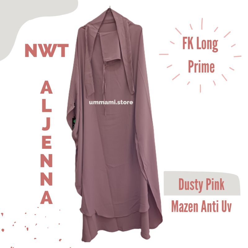 FK Long Prime warna Dusty pink Aljenna NWT
