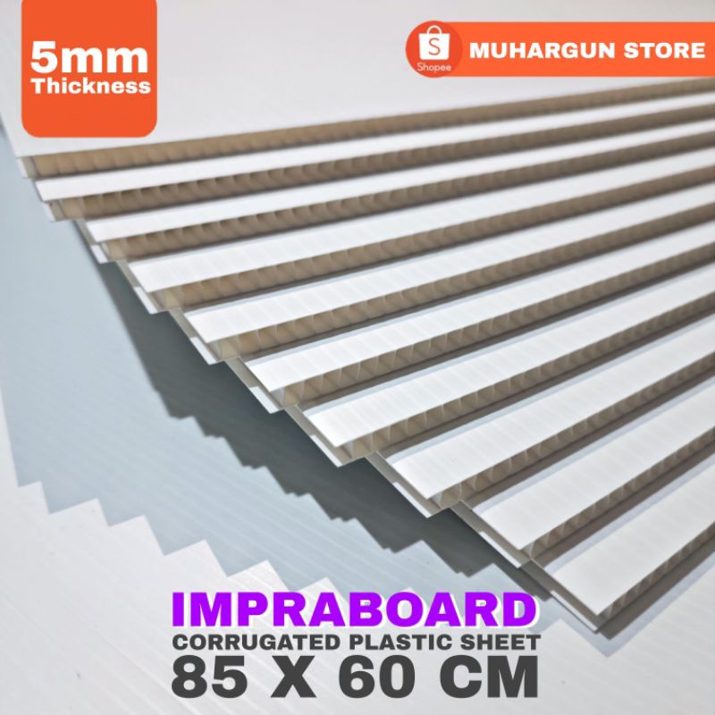 

Infraboard Impraboard 5mm A1 85x60 cm / 85 x 60 cm / 60x85 cm PP Board Art Board