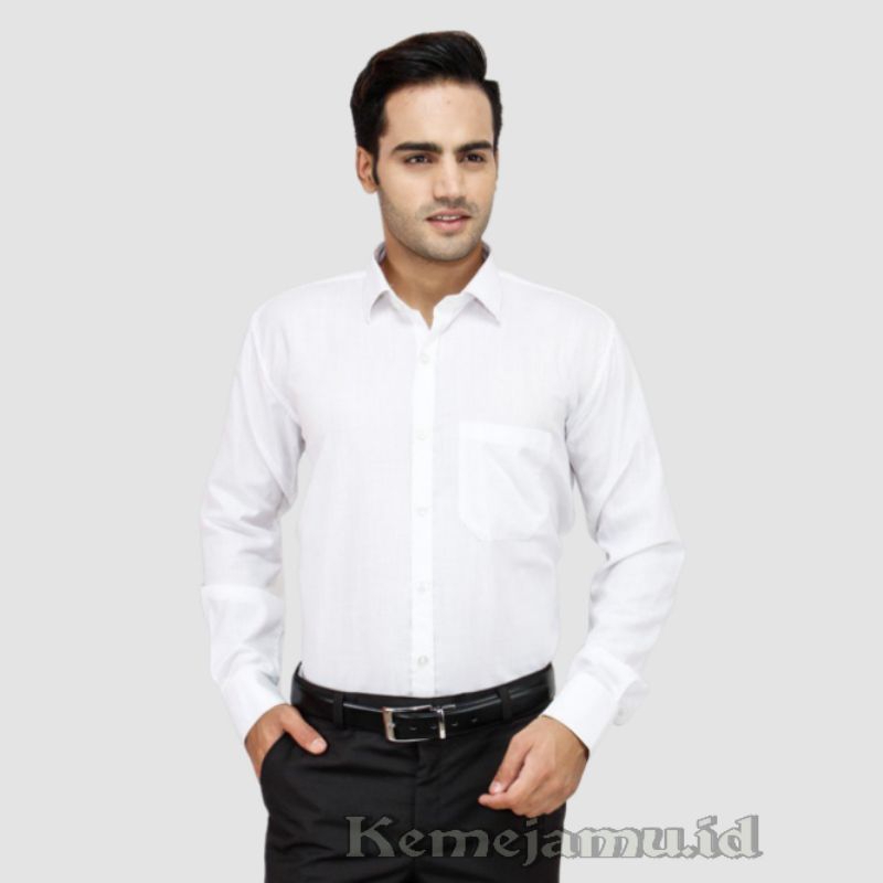 kemeja putih polos pria lengan panjang kemeja putih pria kemeja putih pria lengan panjang