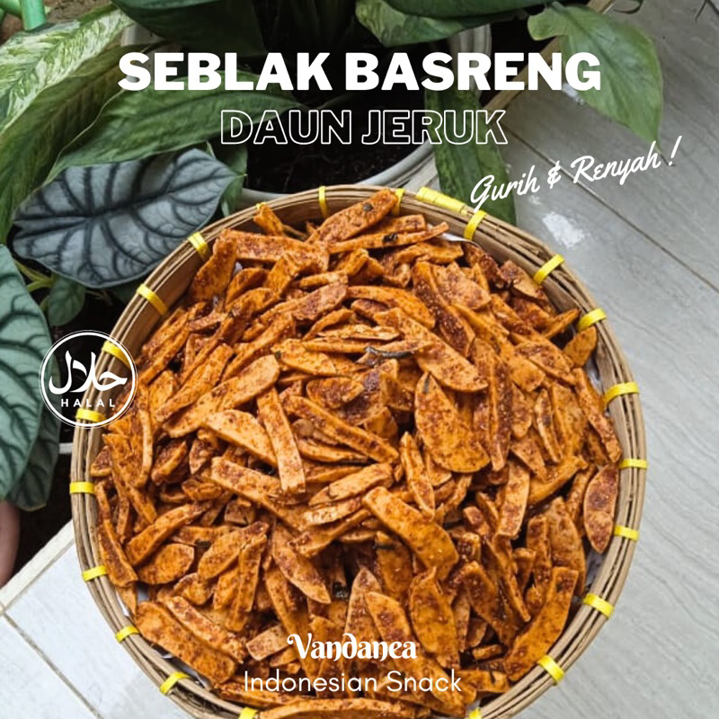 

Seblak Basreng Daun Jeruk 100 gr dan 200 gr Keripik Snack Cemilan Bakso Segar Goreng Kering Bantet Gurih Kencur Renyah Pedas Cabai Bumbu Melimpah Jajanan Murah Viral Kekinian Lampung