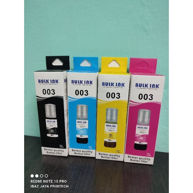 Tinta Bulk ink 003 epson 003