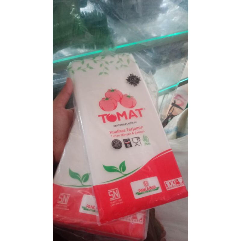 plastik PE tomat 1/2 kg dan tomat 1 kg dan tomat 1/4 kg dan tomat 2 kg