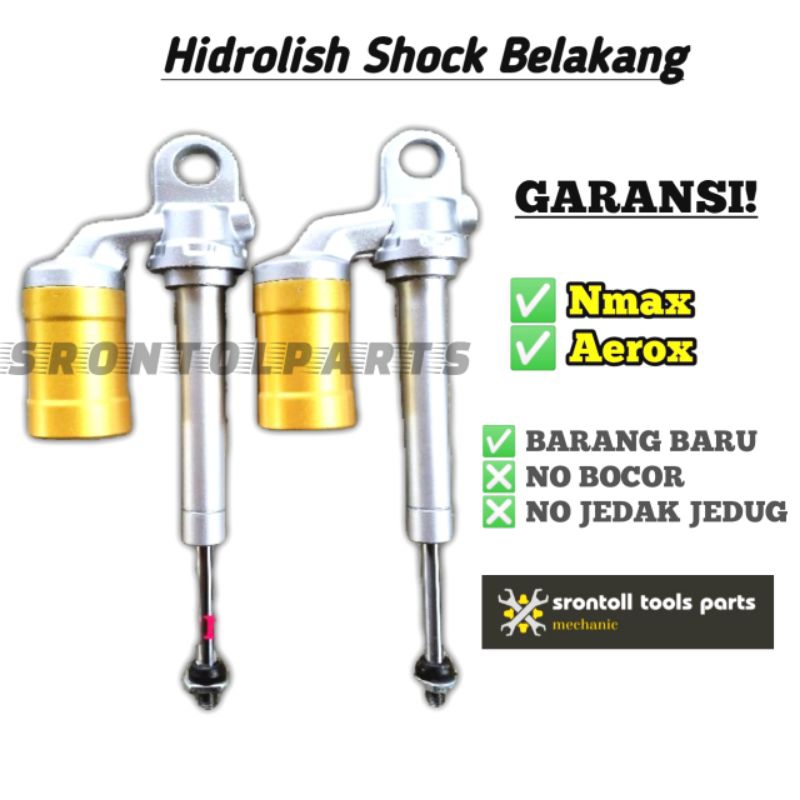 Hidrolis hidrolik shock sok skok shockbreaker belakang nmax aerox tabung