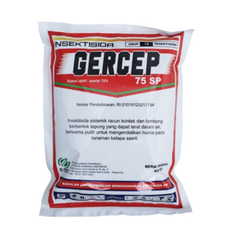 Insektisida GERCEP 75SP 100Gr Bahan aktif : asefat 75%