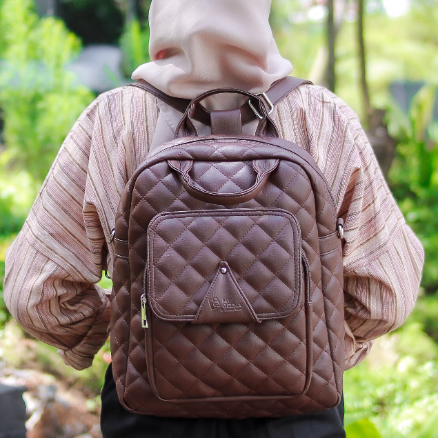 My Qeena by Kirana Stuff Naisha Bag Tas Wanita tiga fungsi bisa Ransel  Slingbag dan jinjing