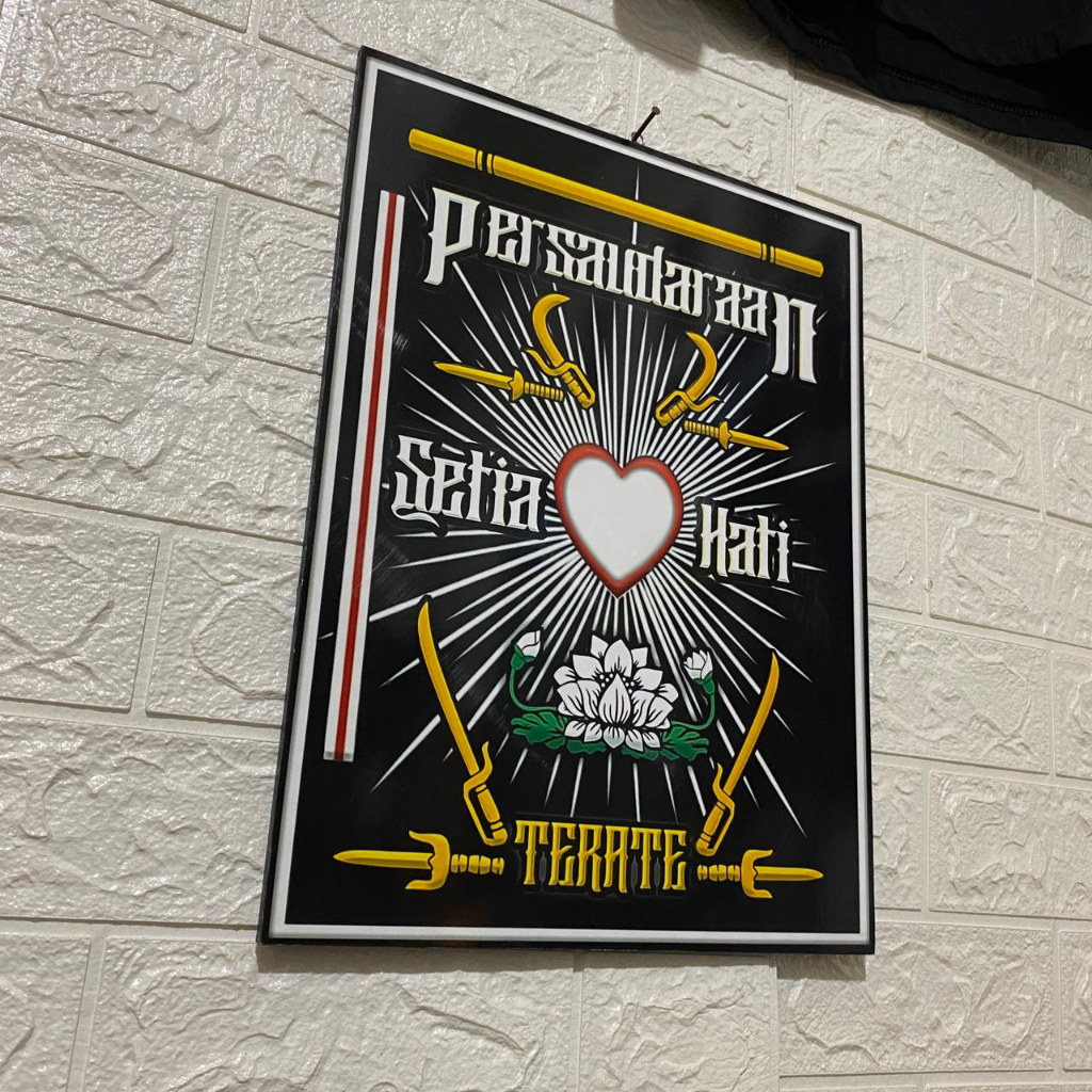 FIGORA PSHT LAMBANG STYLISHT ISTIMEWA - BAHAN KAYU MDF (BISA COD)